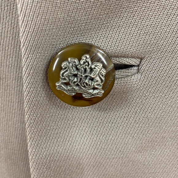 Ralph Lauren Black Label Taupe Wool Blazer Size 4 - Picture 2 of 9